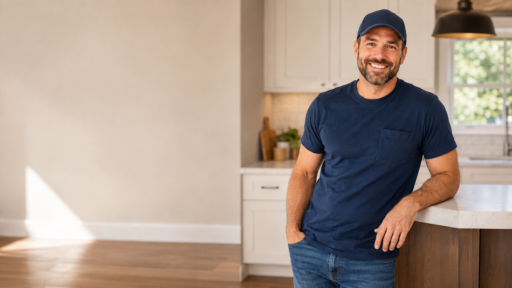 Jake, founder of JSI Solutions, in a client's kitchen